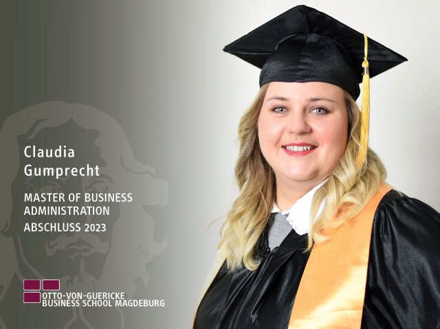 Claudia Gumprecht (BBA/MBA-Abschluss 2023)